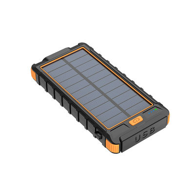 ABS 컴퍼스 태양광 전력 뱅크 10000mAh 야외 충전 및 비상 상황