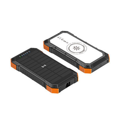 빠른 충전 지원 방수 20000mAh 태양 전지 전력 은행 야외 활동