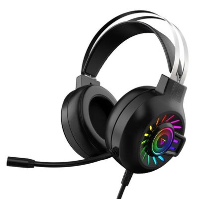 G97 RGB Luminous 7.1 사운드 와이어드 게임 헤드셋 마이크로 및 볼륨 제어