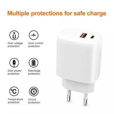 EU 플러그 30W AC 충전자 PD 어댑터