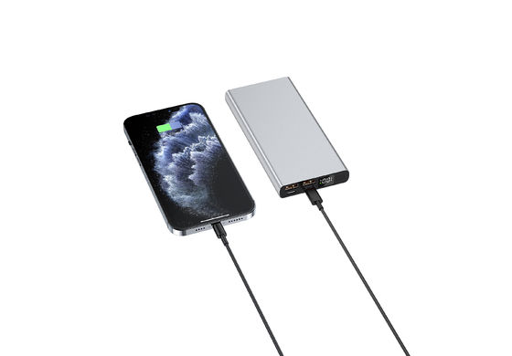 빠른 충전 3.0 22.5W 10000mAh/20000mAh 모바일 장치 충전용 금속 전원 은행