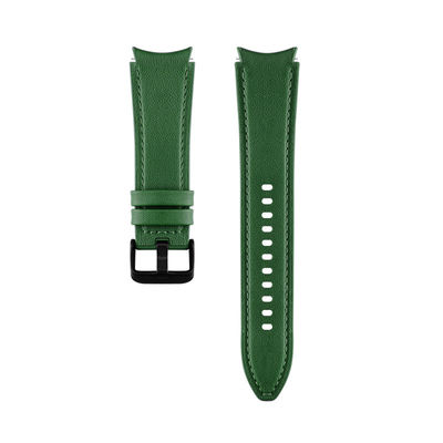 20mm 고무 가죽 시계 밴드 삼성 시계 시리즈 레트로 교체 호환