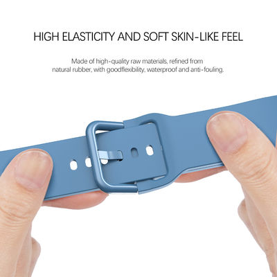 10 컬러 실리콘 시계 밴드 교체 벨트 44mm 40mm 삼성 갤럭시 시계 5