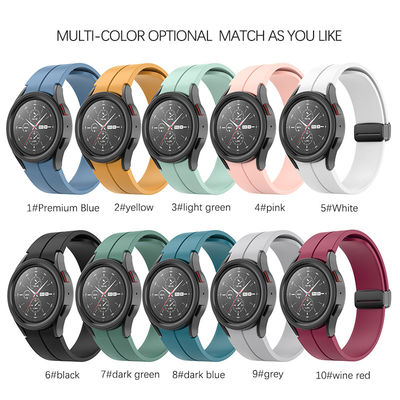 사설 폼 20mm 실리콘 시계 스트랩 삼성 시계 5 프로 OEM ODM