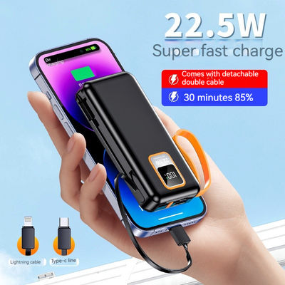 야외 10000mAh TC 포트 미니 22.5W 가속 충전 전원 은행
