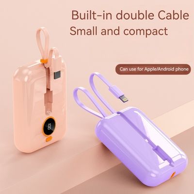 C형 출력 인터페이스 외부 충전 및 장치용 휴대용 10000mAh 전원 은행