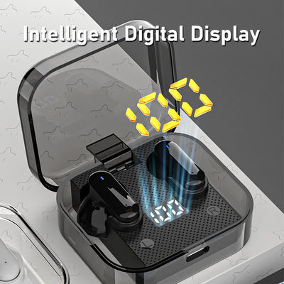 디지털 디스플레이와 투명 케이스 로 Low Latency 2024 와 함께 무선 음악 게임 헤드셋