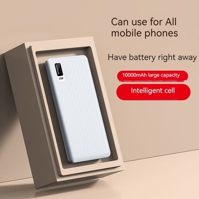 10W 출력 전력 마이크로 USB 입력 인터페이스 우트라 슬림 아이폰 15용 10000mAh 전원