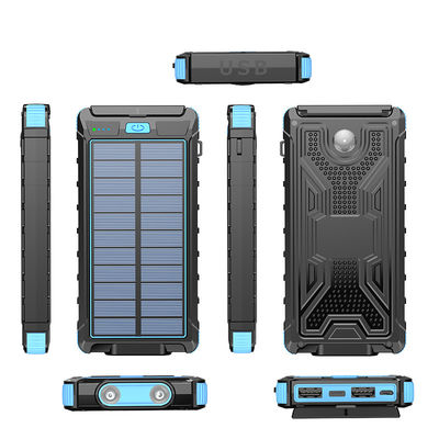 ABS 컴퍼스 태양광 전력 뱅크 10000mAh 야외 충전 및 비상 상황