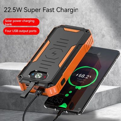 15W 출력 전력 개인 폼 무선 충전 태양 전지 아이폰 30000mAh