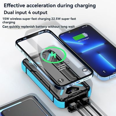무선 15W/USB 22.5W 출력 태양 전지 20000mAh 휴대 전화 스마트 폰