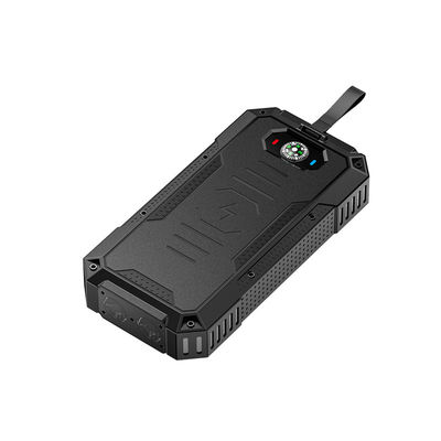 무선 충전 야외 전력 뱅크 30000mAh 22.5W 태양 전지 패널과 높은 용량