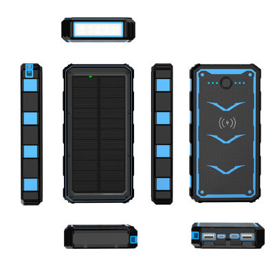 22.5W 출력 태양전지 모바일 충전기 스마트폰용 무선 충전 전원 은행 20000mAh