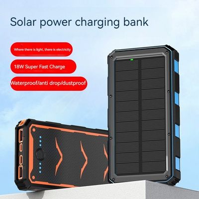 22.5W 출력 태양전지 모바일 충전기 스마트폰용 무선 충전 전원 은행 20000mAh
