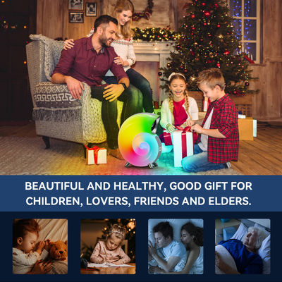 환상 음악 리듬 라이트 콩치 LED 야간 라이트와 스테레오 BT 스피커와 함께 LED 테이블 램프