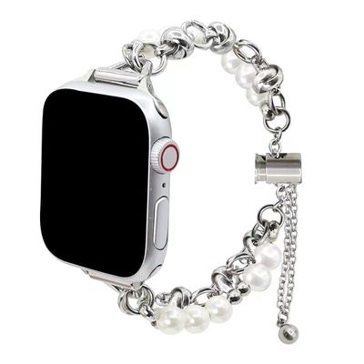 사설 폼 IWatch 8 7 6 5 4 3 SE 패션 진주 벨트 스마트 워치 벨트 시계 없이
