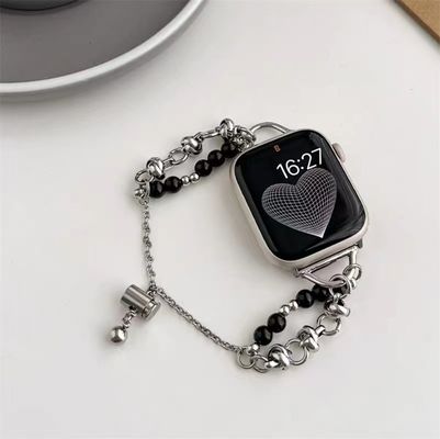 사설 폼 IWatch 8 7 6 5 4 3 SE 패션 진주 벨트 스마트 워치 벨트 시계 없이